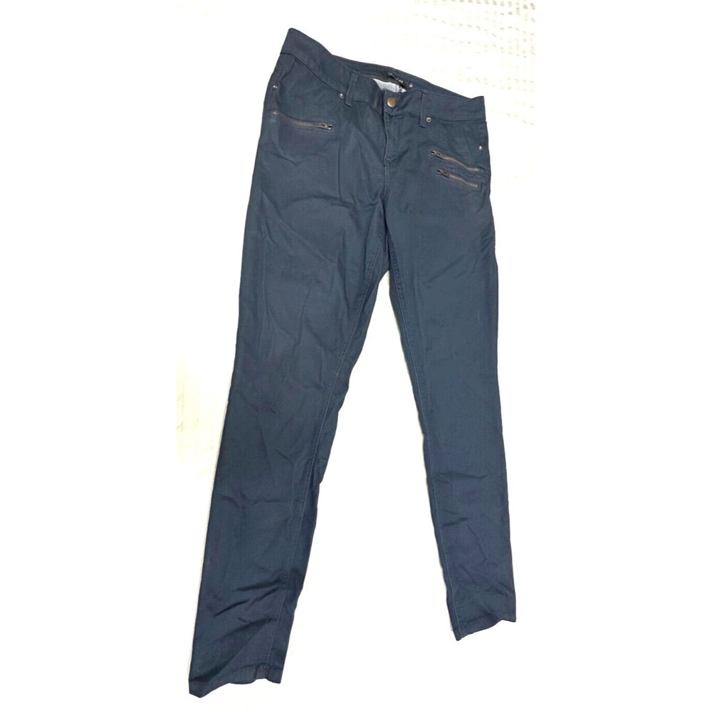 LEVEL 99 WOMENS PARIS COATED DENIM SKINNY PANTS SIZE 29